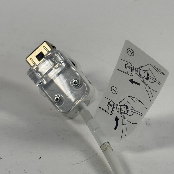 Nintendo Wii Nunchuk Controller White Wired Video Game Console Accessory - Picture 6 of 7